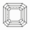 3.01 Karaat Diamant met een Asscher vorm, Kleur H, Zuiverheid VVS1