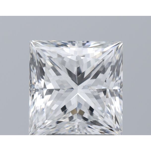 3.24 Carat Diamant Naturel de taille Princesse, Couleur G, Pureté SI1