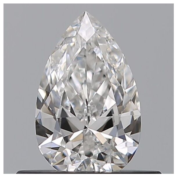 0.37 Carat Natural Diamond, Pear Cut, Color E, Clarity VVS2 0.37 Carat Natural Diamond, Pear Cut, Color E, Clarity VVS2