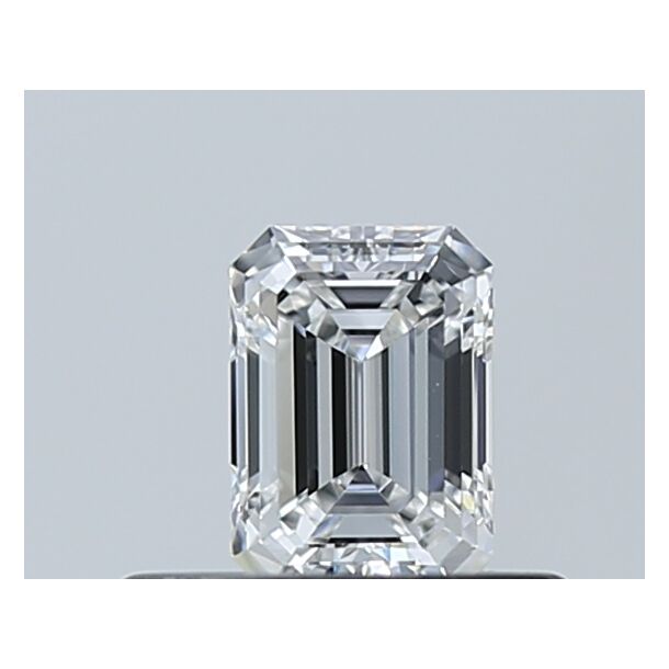 0.35 Karat Diamant Im Smaragdschliff, Farbe E, Reinheit VVS1