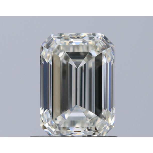 1.2 Karat Natürlicher Diamant Im Smaragdschliff, Farbe H, Reinheit VVS2