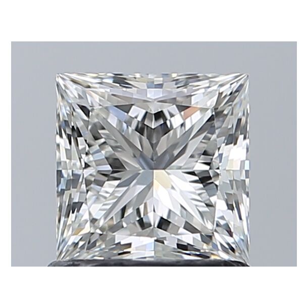 1.01 Karat Natürlicher Diamant Im Prinzessschliff, Farbe I, Reinheit VS2