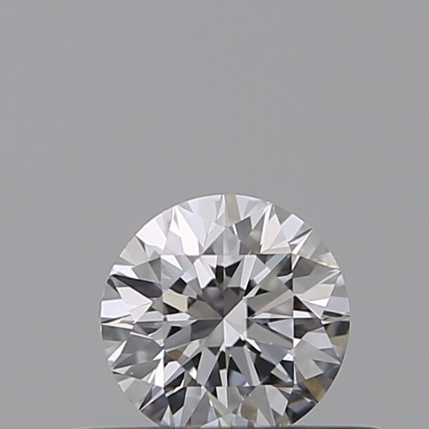 0.32 Carat Diamond, Round Cut, Color D, Clarity VVS2