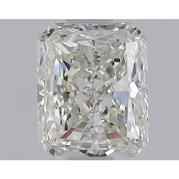 0.5 Carat Natural Diamond, Radiant Cut, Color I, Clarity IF