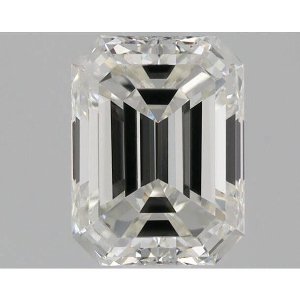 0.81 Carat Natural Diamond, Emerald Cut, Color I, Clarity VVS1 0.81 Carat Natural Diamond, Emerald Cut, Color I, Clarity VVS1
