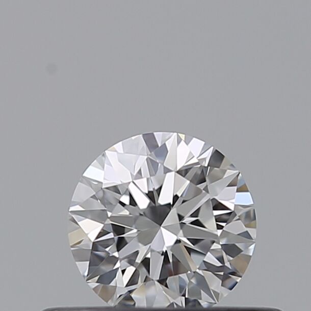 0.32 Carat Diamond, Round Cut, Color D, Clarity VVS2