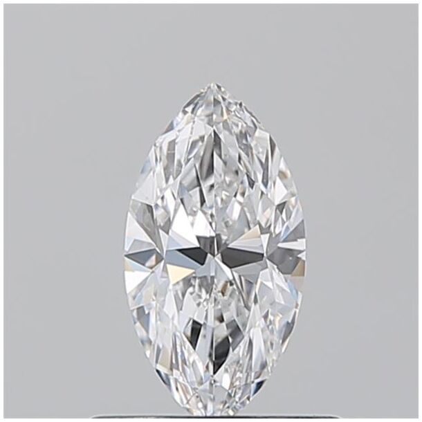 0.5 Karat Diamant Im Marquiseschliff, Farbe D, Reinheit SI1