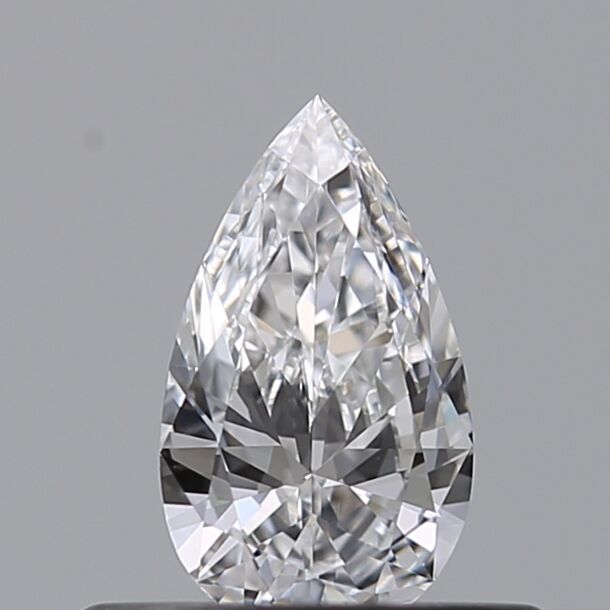 0.3 Carat Diamond, Pear Cut, Color D, Clarity VVS1