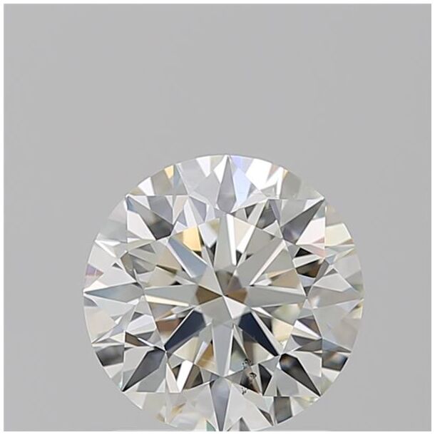 1.5 Carat Diamond, Round Cut, Color I, Clarity SI1