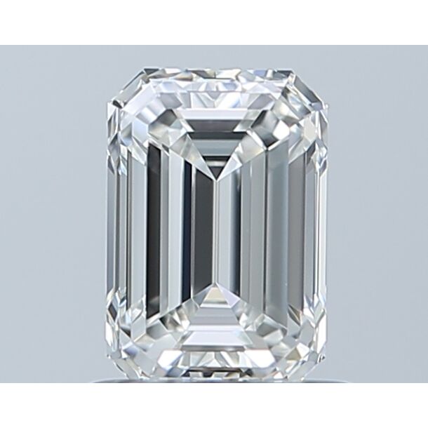 0.9 Karaat Diamant met een Smaragd vorm, Kleur G, Zuiverheid VVS1 0.9 Karaat Diamant met een Smaragd vorm, Kleur G, Zuiverheid VVS1