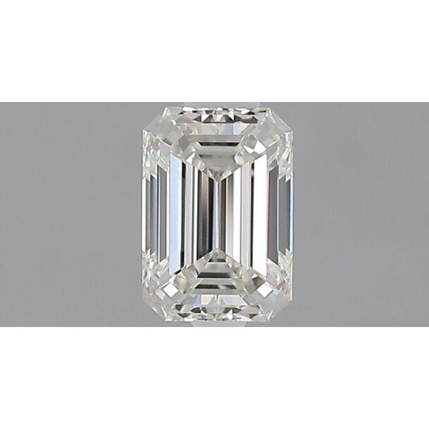 0.51 Carat Diamond, Emerald Cut, Color G, Clarity VVS1