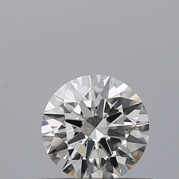 0.38 Carat Diamond, Round Cut, Color H, Clarity VVS2