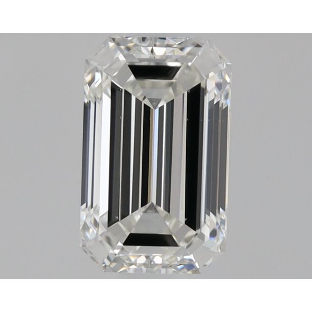 0.8 Carat Natural Diamond, Emerald Cut, Color I, Clarity VS1