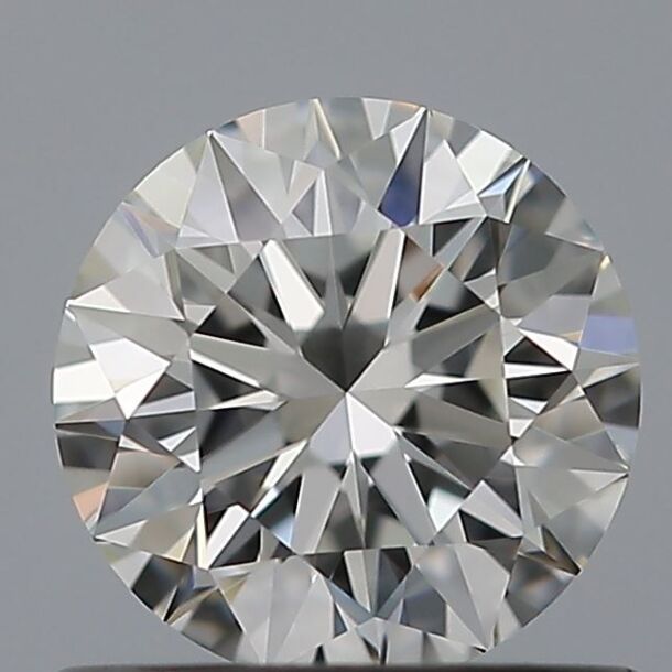 0.63 Carat Diamant de taille Brillant, Couleur G, Pureté VVS2