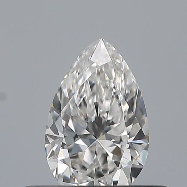 0.32 Carat Diamond, Pear Cut, Color E, Clarity IF