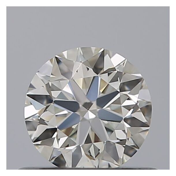 0.5 Carat Diamond, Round Cut, Color I, Clarity VVS2