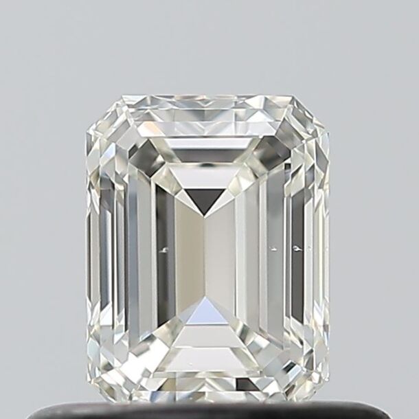 0.5 Karat Diamant Im Smaragdschliff, Farbe H, Reinheit VS1