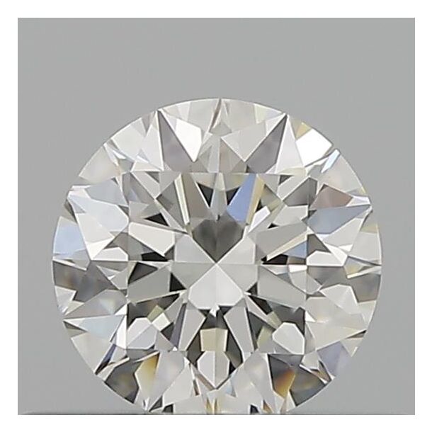 0.42 Carat Diamond, Round Cut, Color H, Clarity VVS2
