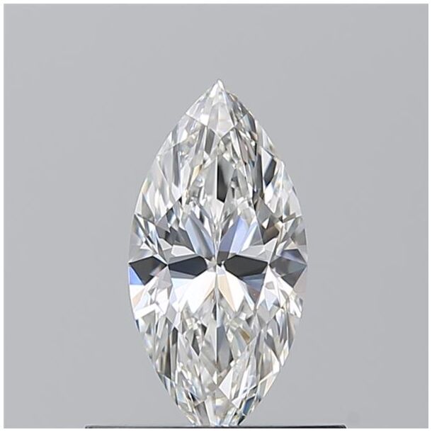 0.51 Karat Diamant Im Marquiseschliff, Farbe G, Reinheit VVS2