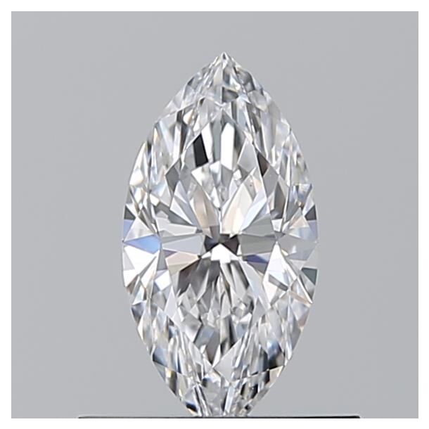 0.51 Karaat Diamant met een Marquise vorm, Kleur D, Zuiverheid VS1
