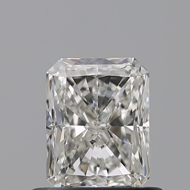 0.63 Carat Diamond, Radiant Cut, Color H, Clarity SI1