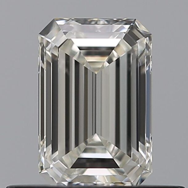 0.5 Carat Diamond, Emerald Cut, Color G, Clarity IF 0.5 Carat Diamond, Emerald Cut, Color G, Clarity IF