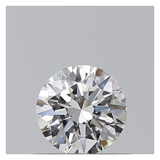 0.51 Carat Diamant de taille Brillant, Couleur F, Pureté VVS2