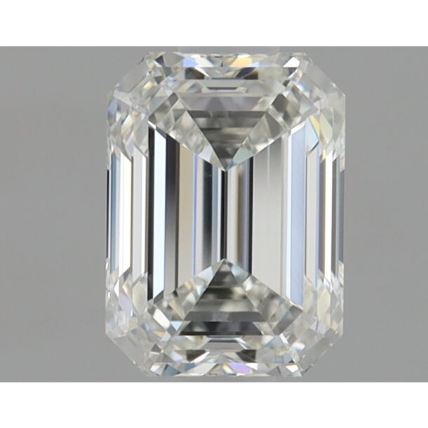 0.82 Carat Diamant Naturel de taille émeraude, Couleur H, Pureté VVS1 0.82 Carat Diamant Naturel de taille émeraude, Couleur H, Pureté VVS1