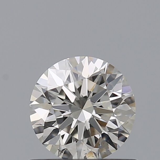 0.53 Carat Diamond, Round Cut, Color I, Clarity SI1