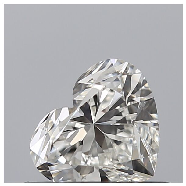 0.52 Karat Diamant Im Herzschliff, Farbe H, Reinheit VVS1