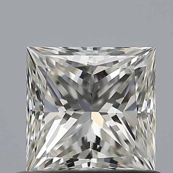 0.61 Carat Diamond, Princess Cut, Color I, Clarity VVS1
