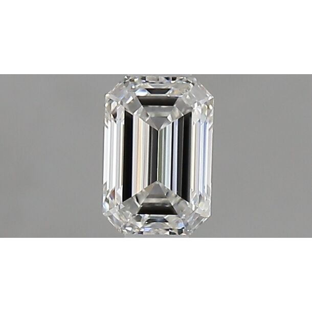 0.39 Karat Diamant Im Smaragdschliff, Farbe G, Reinheit IF