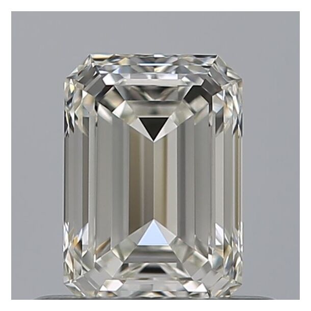 0.58 Karat Diamant Im Smaragdschliff, Farbe I, Reinheit VVS1