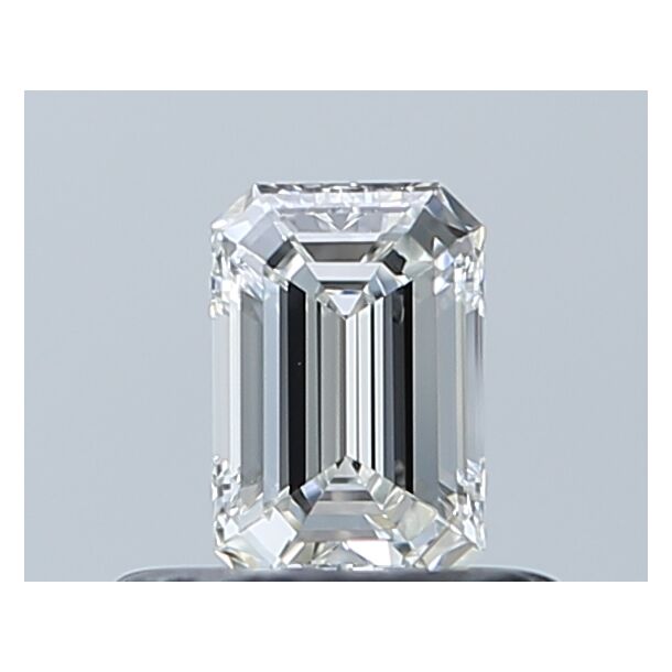 0.37 Carat Diamond, Emerald Cut, Color G, Clarity VVS2