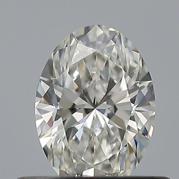 0.4 Carat Diamant de taille Oval, Couleur G, Pureté VVS2