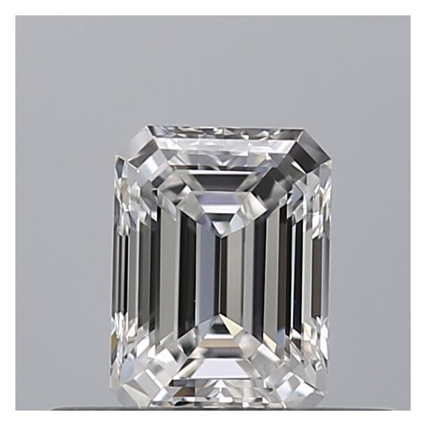 0.39 Karaat Diamant met een Smaragd vorm, Kleur D, Zuiverheid VVS1