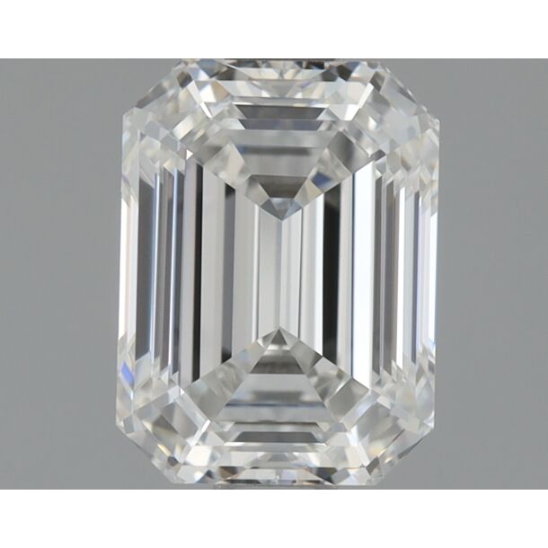 0.86 Carat Diamant Naturel de taille émeraude, Couleur G, Pureté IF 0.86 Carat Diamant Naturel de taille émeraude, Couleur G, Pureté IF