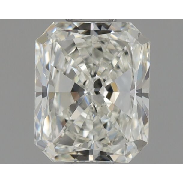 0.5 Carat Diamond, Radiant Cut, Color I, Clarity VVS2