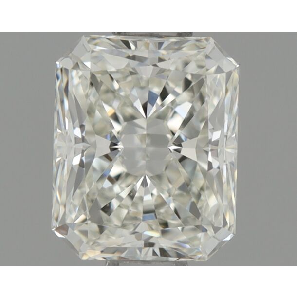 0.5 Carat Diamond, Radiant Cut, Color I, Clarity VVS2