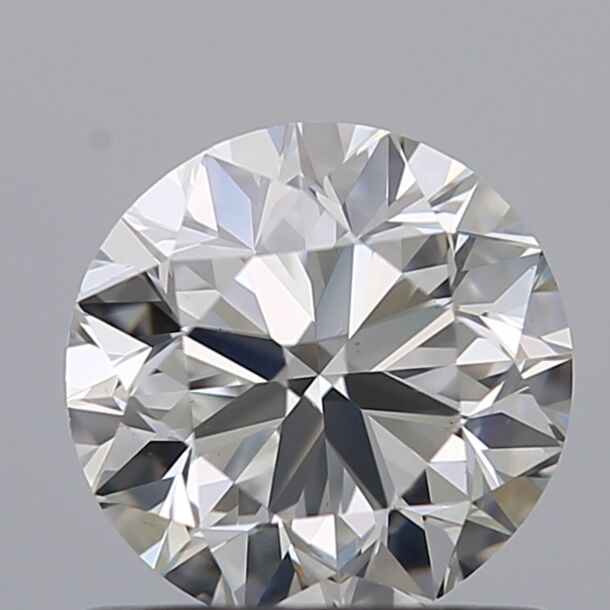 0.9 Carat Diamond, Round Cut, Color F, Clarity VS2