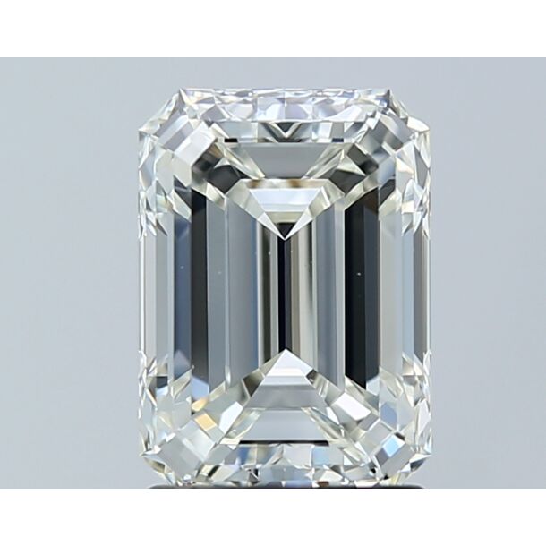 2.01 Karaat Diamant met een Smaragd vorm, Kleur H, Zuiverheid VVS2