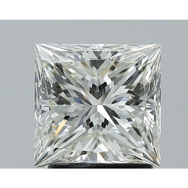 2.01 Karaat Diamant met een Prinses vorm, Kleur I, Zuiverheid VVS2