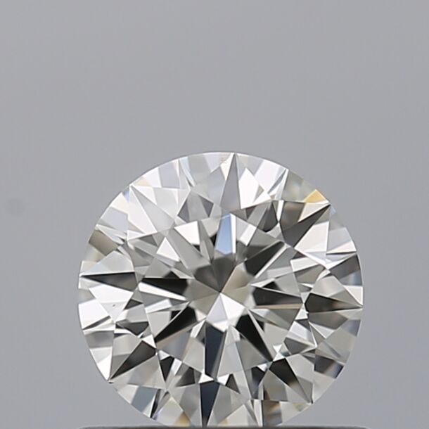 0.5 Carat Diamond, Round Cut, Color I, Clarity VS2