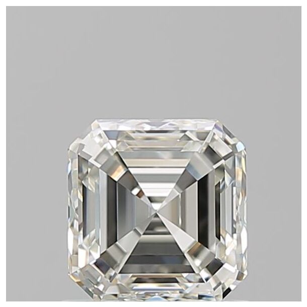 1.01 Carat Diamant de taille Asscher, Couleur I, Pureté VVS2