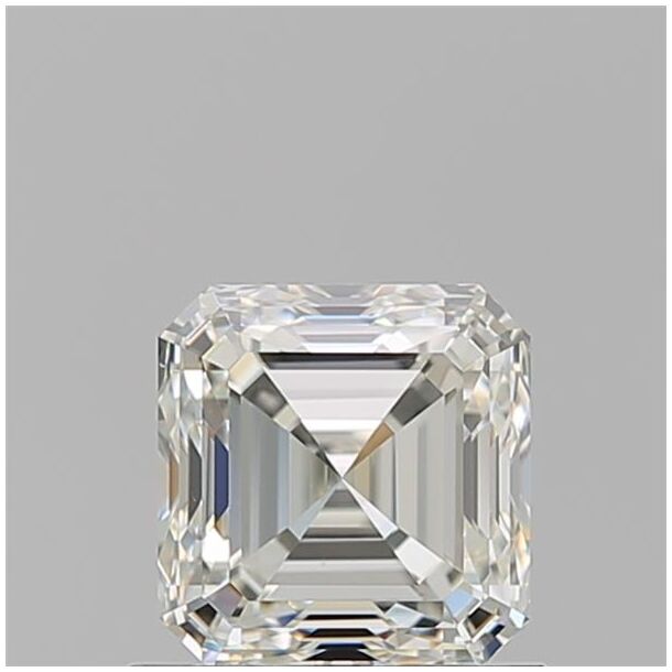 1.01 Carat Diamant de taille Asscher, Couleur I, Pureté VVS2
