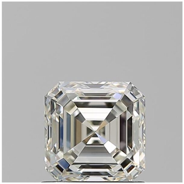 1.01 Carat Diamant de taille Asscher, Couleur I, Pureté VVS1 1.01 Carat Diamant de taille Asscher, Couleur I, Pureté VVS1