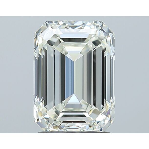 2.01 Karaat Diamant met een Smaragd vorm, Kleur H, Zuiverheid VVS2
