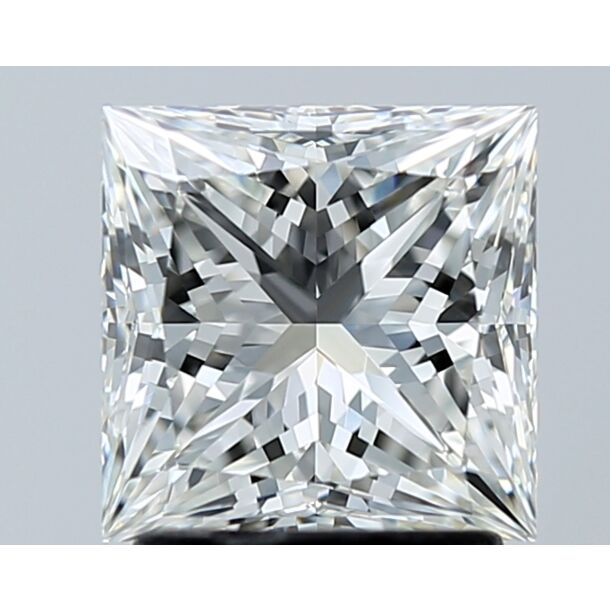 2.03 Karaat Natuurlijke Diamant met een Prinses vorm, Kleur H, Zuiverheid VVS2 2.03 Karaat Natuurlijke Diamant met een Prinses vorm, Kleur H, Zuiverheid VVS2