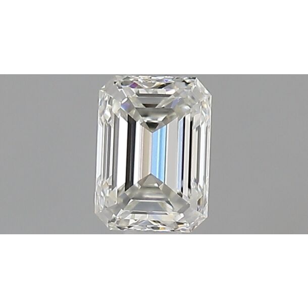 0.5 Carat Diamond, Emerald Cut, Color G, Clarity VVS2