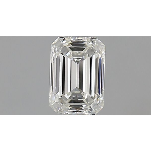 0.54 Carat Diamond, Emerald Cut, Color G, Clarity VVS2
